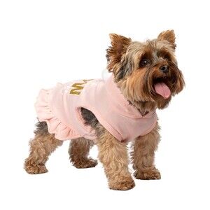 Vibrant Life Dog and Cat Clothes Little Snow Angel Pet Hoodie Pink S